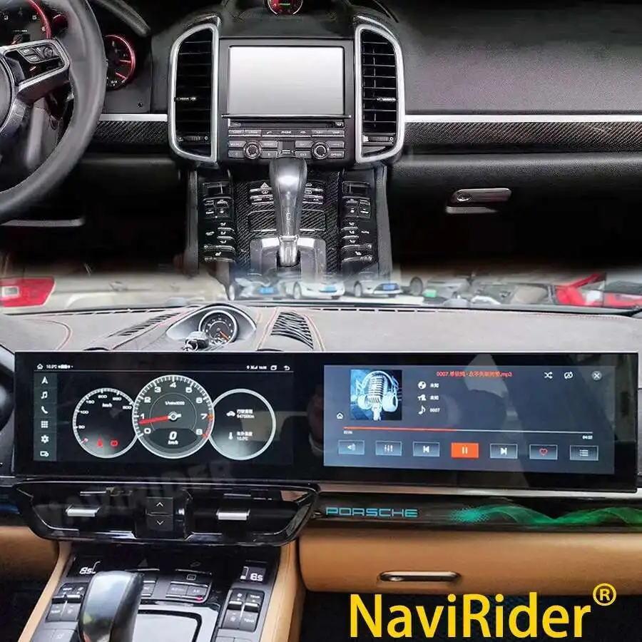 

Модернизированное интерактивное радио для Porsche Cayenne 2011-2017, Android 14, навигация, GPS, автомобильный мультимедийный плеер, CarPlay, двойной экран