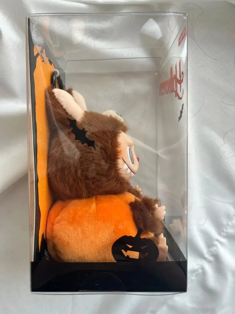 

POPMART 100% Original Genuine Labubu Halloween Vinyl Pumpkin Weird Carnival Vinyl Doll Pendant Surprise Halloween Gift