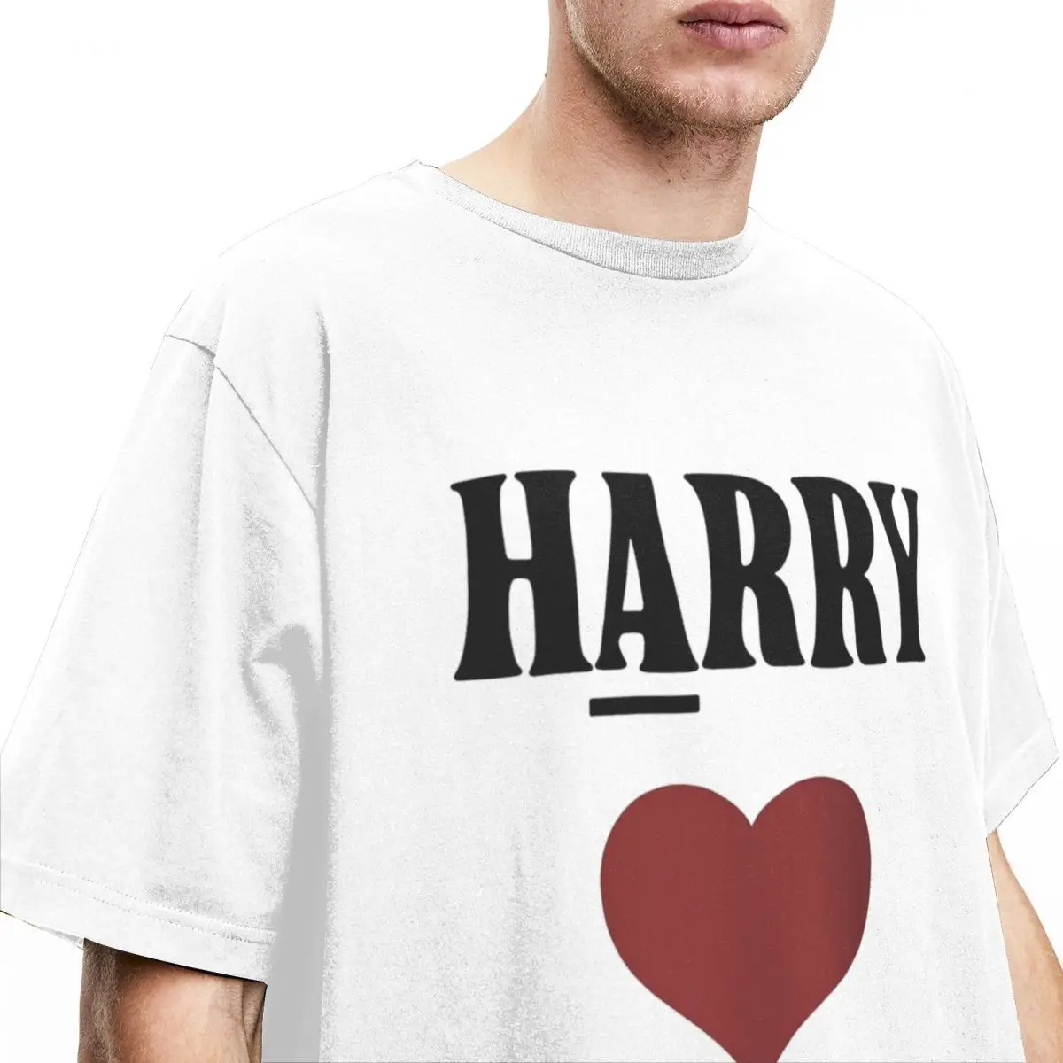 Harry Loves Louis T-Shirt Tomlinsoned Punk Harajuku T-Shirts Short-Sleeved Y2K Funny Tshirt Cotton Crewneck 4XL 5XL 6XL Clothing