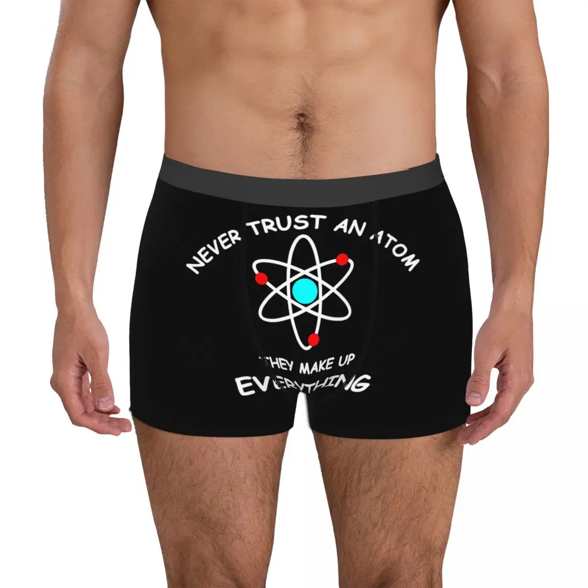 Exotic Bazinga Chemistry 7 Men's Boxer Briefs Winter Wearable Vintage Undies Cool