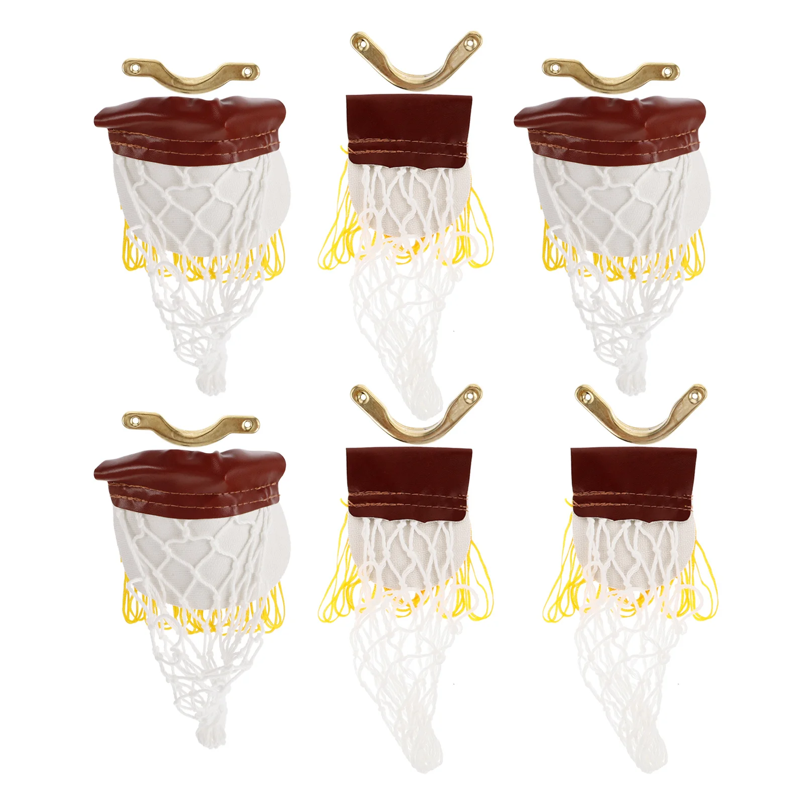 

6Sets Billiard Table Drop Pockets Iron Corner Mini Pocket Liner Replacement Storage Basket Billiard Supply Table Pocket