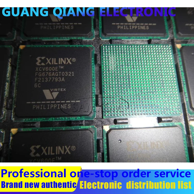 

1PCS XCV600E-6FG676C IC FPGA 444 I/O 676FCBGA