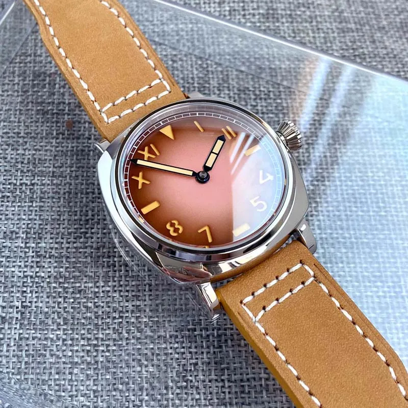 Men's Mechanical Watch NH35 Square Dial 42mm Mechanical Wristwatch Water-Resistant Sapphire Crystal 316L Stainless Steel