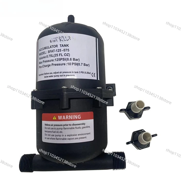 

Self-priming Miniature Water Pump Pressure Tank RV Yacht Diaphragm Pump Constant Pressure Tank Water Supply Equipment