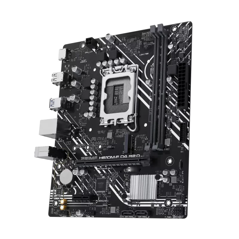 New PRIME H610M F D4 R2.0 Gaming Motherboard M.2 SSD SATA3.0 PCIE4.0 Support 14th/13th/12th CPU H610 Motherboard