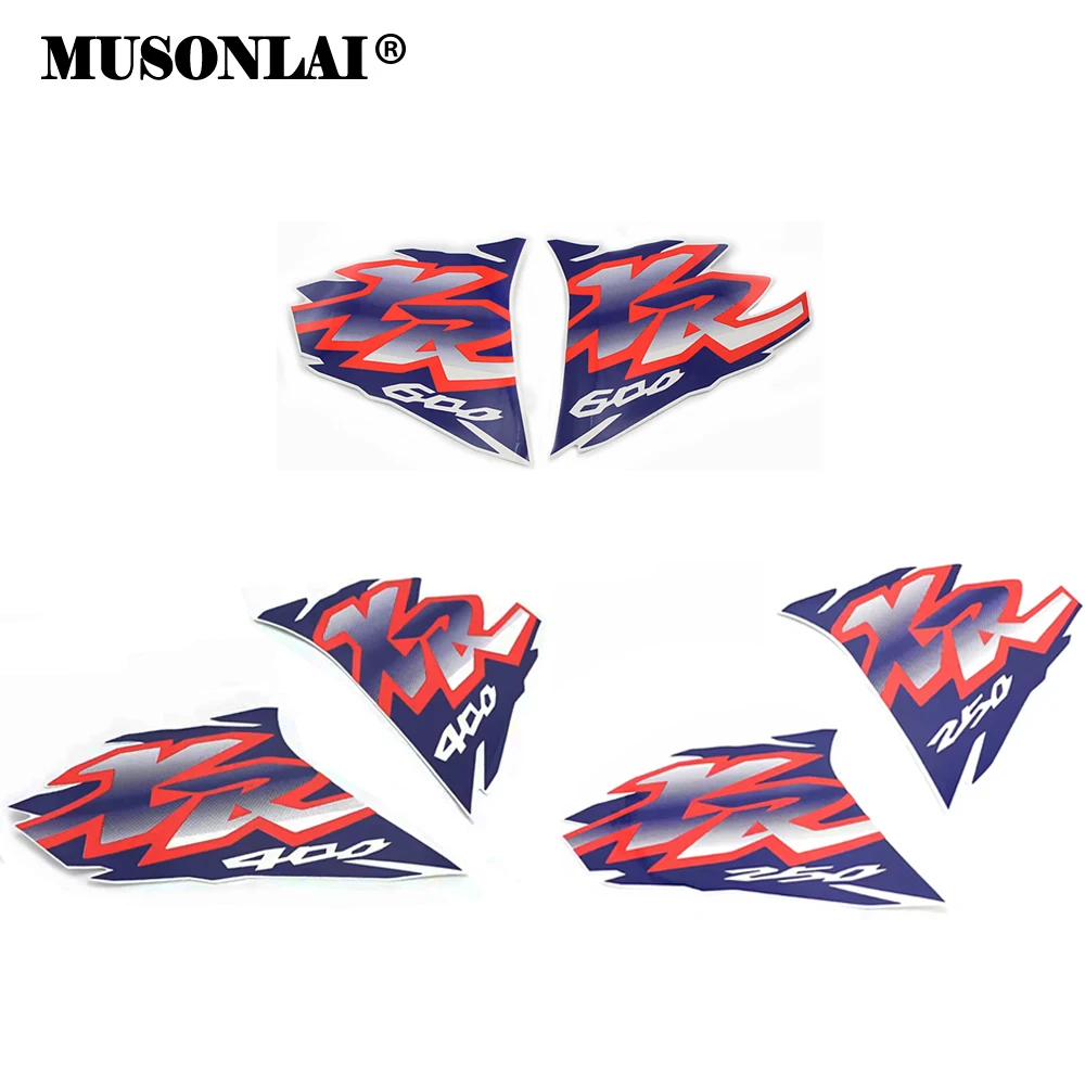 

Motorcycle Dirt Bike Stickers Fuel Tank Decals For Honda XR250 XR400 XR600 XR 250 400 600
