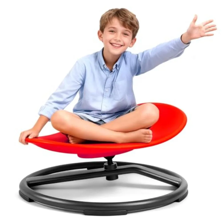 

Вращающееся кресло для аутистов, сенсорное кресло с грузоподъемностью 220 фунтов, сенсорная игрушка для тренировки координации движений при СДВГ/аутизме