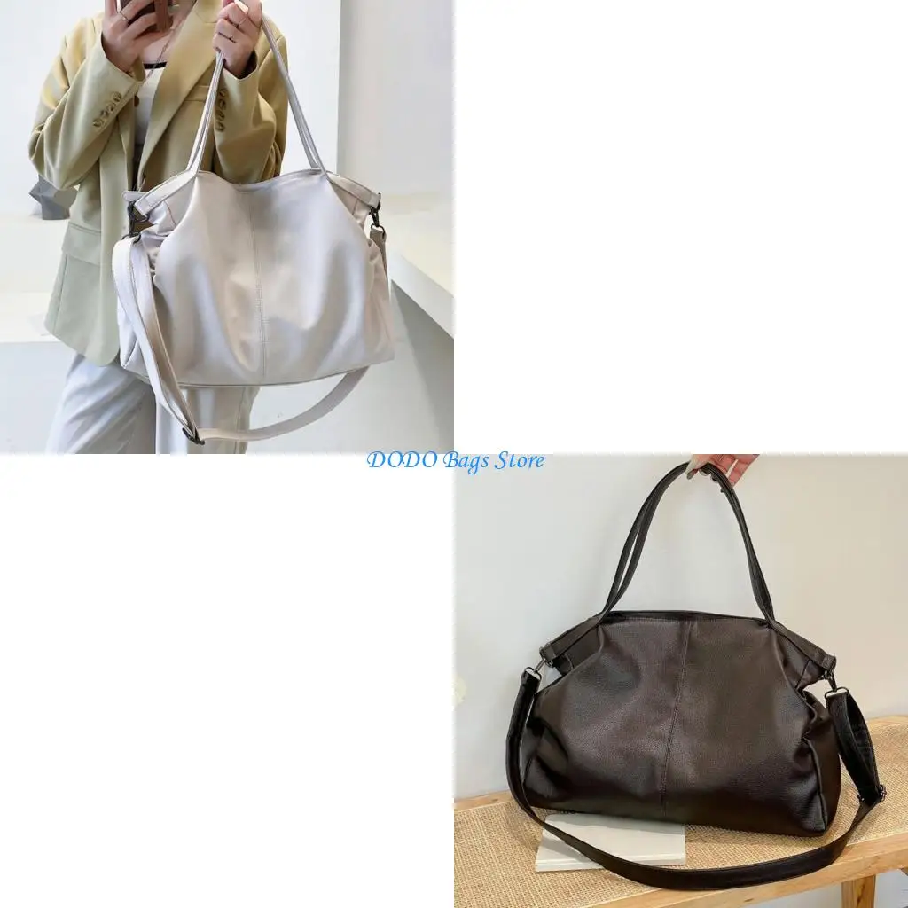 

Trendy PU Leather Crossbody Bag for Women and Students Large Shoulder Handbag