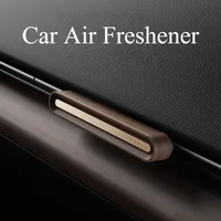 Car Air Freshener Alloy Solid Wood Long Lasting Fragrance Aromatherapy Air Outlet Diffuser Car Interior Accessories
