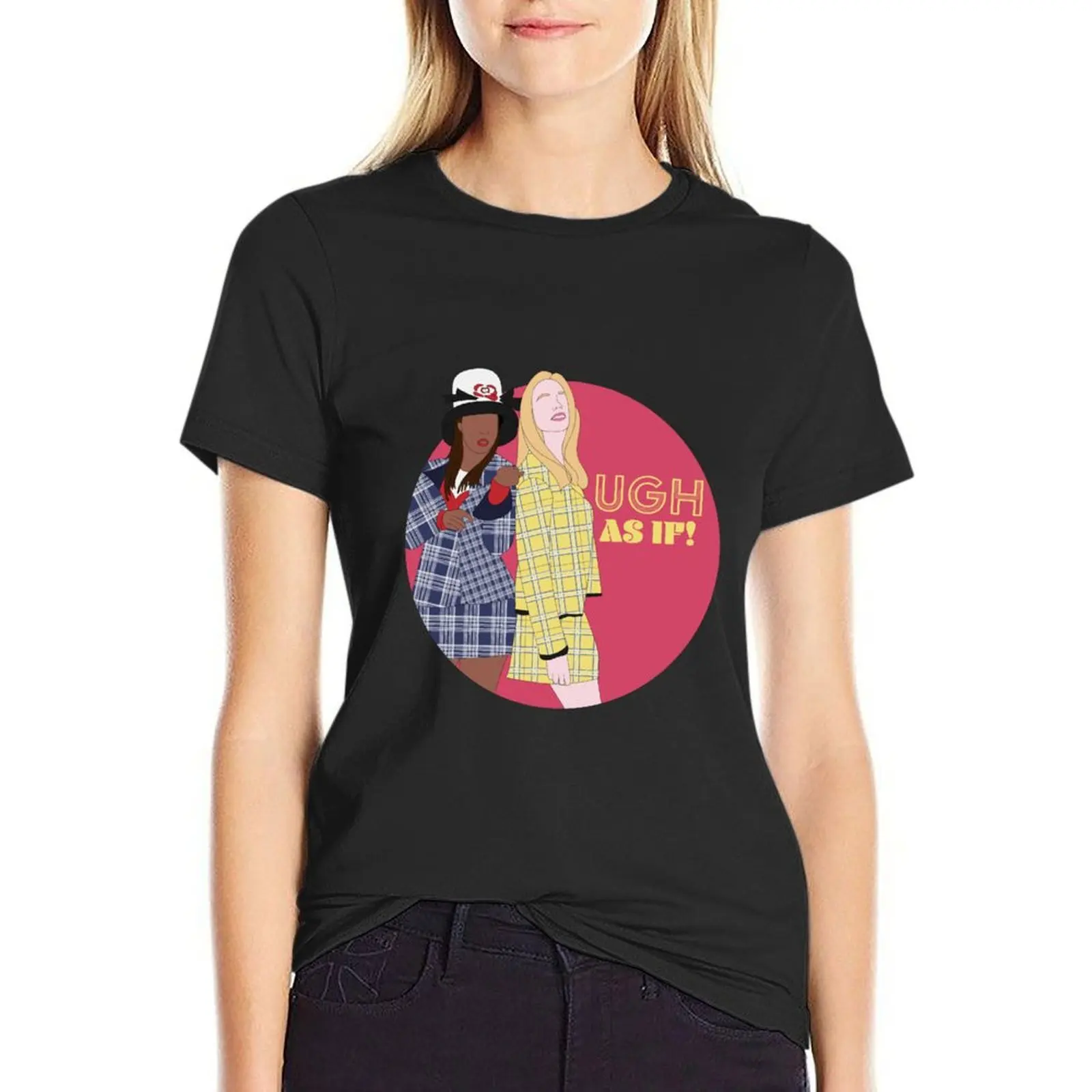 

UGH as if! T-Shirt oversized shirts graphic tees tops summer tops Woman T-shirts