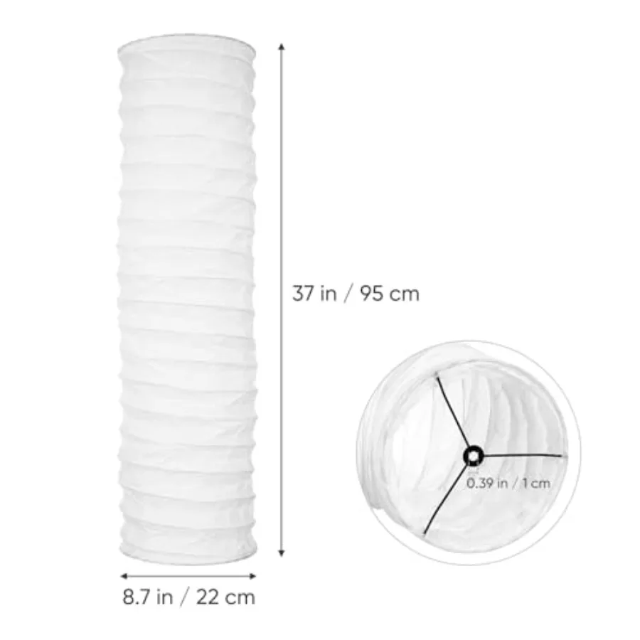 Abajur de Papel Dobrável para Lâmpada de Chão, Capa Protetora para Lâmpada de Chão, Gaiola de Proteção para Lâmpada para Casa, Quarto e Sala de Estar