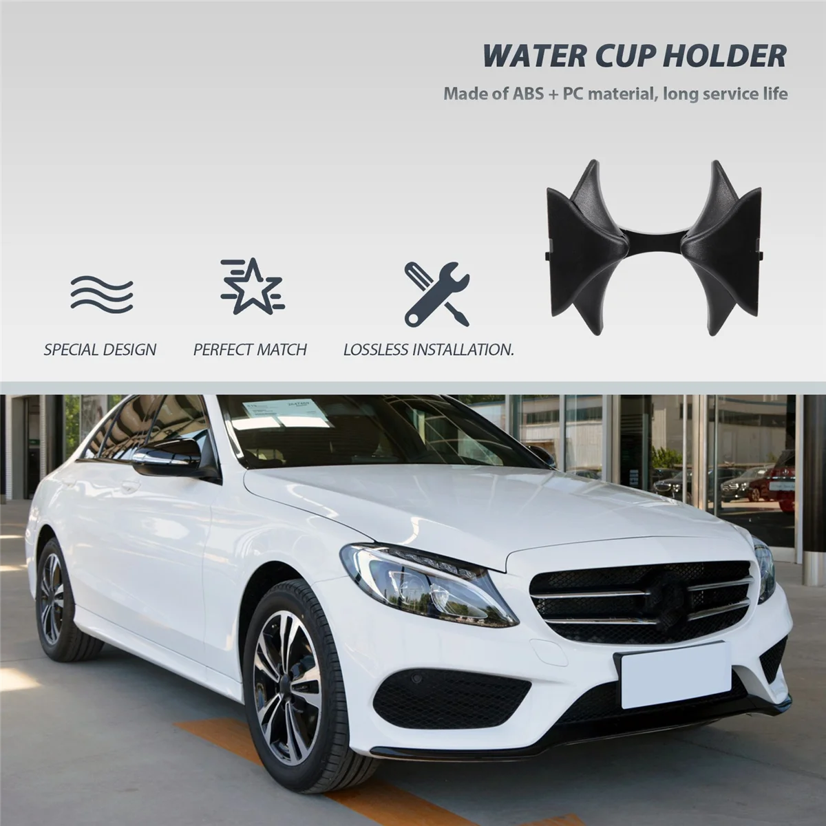 for Mercedes Benz C/E W204 W212 W207 Central Armrest Water Cup Holder Drink Holder 2046802391