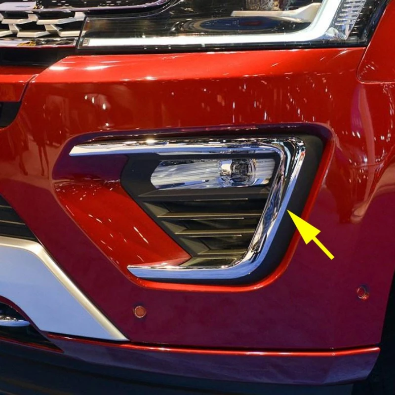

Front Fog Light Trims Stylish For Ford Expedition 2018-2021 Chrome Molding Accessories