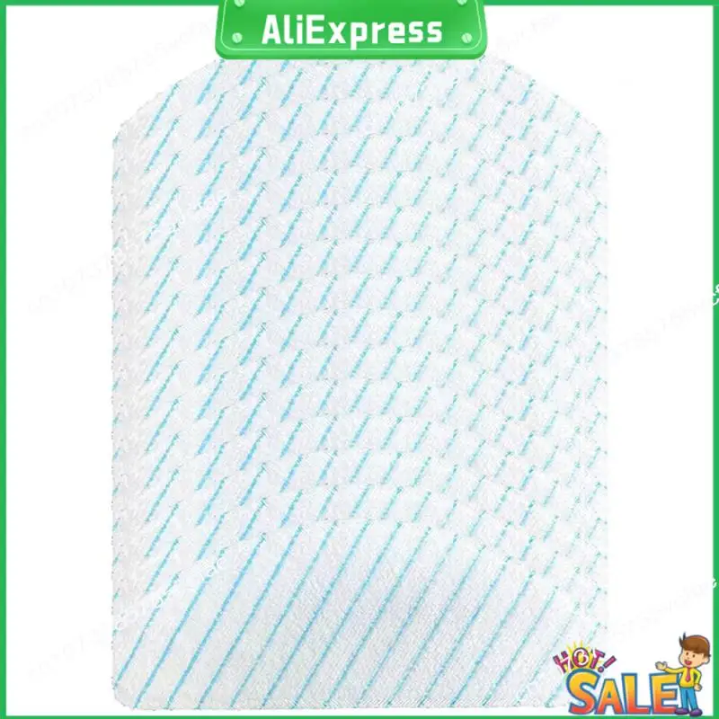 A04R 60Pcs Disposable Strong Rag Mop Cloths Pads For Ecovacs Deebot OZMO T8 AIVI T8 Max T9 AIVI AIVI+ Vacuum Cleaner Parts