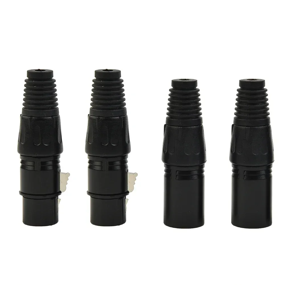 10/20pcs XLR DMX 3 Pin Male&Female MIC Snake Plug Audio Microphone Cable Connector Mic Cables Plug Connectors Singal Transmitter