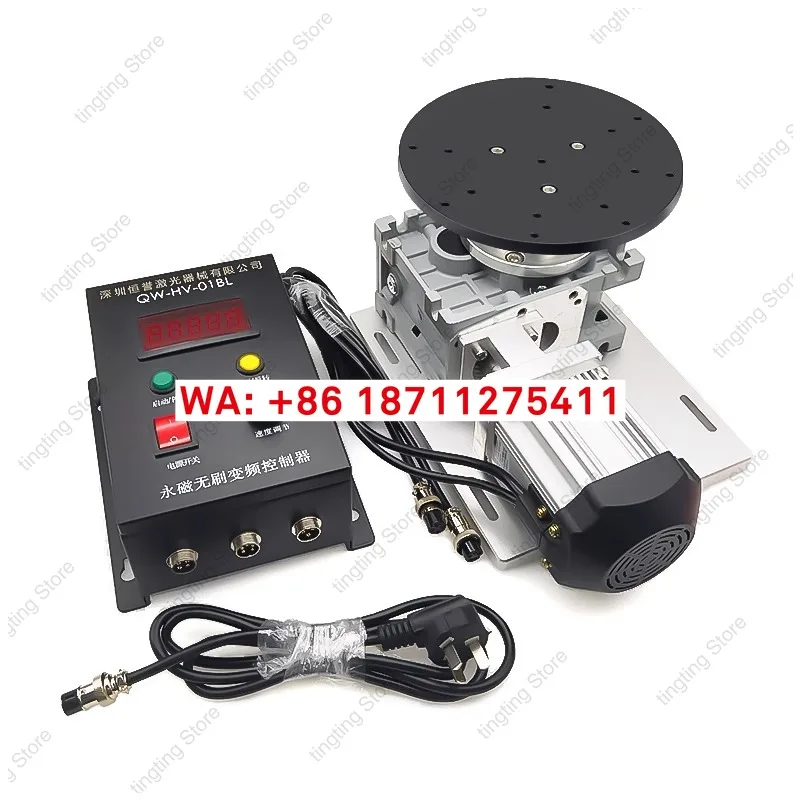 Speed Adjustment Turntable, High Speed Rotating Motor, Gear Rotating Clamp, Polishing and Grinding Clamp