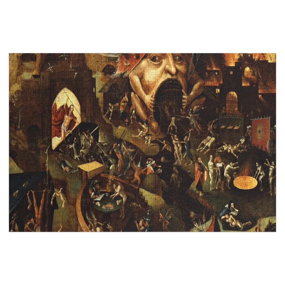 Christ in Limbo by Hieronymus Bosch Jigsaw Puzzle Adult Wooden Custom Child Picture Puzzle