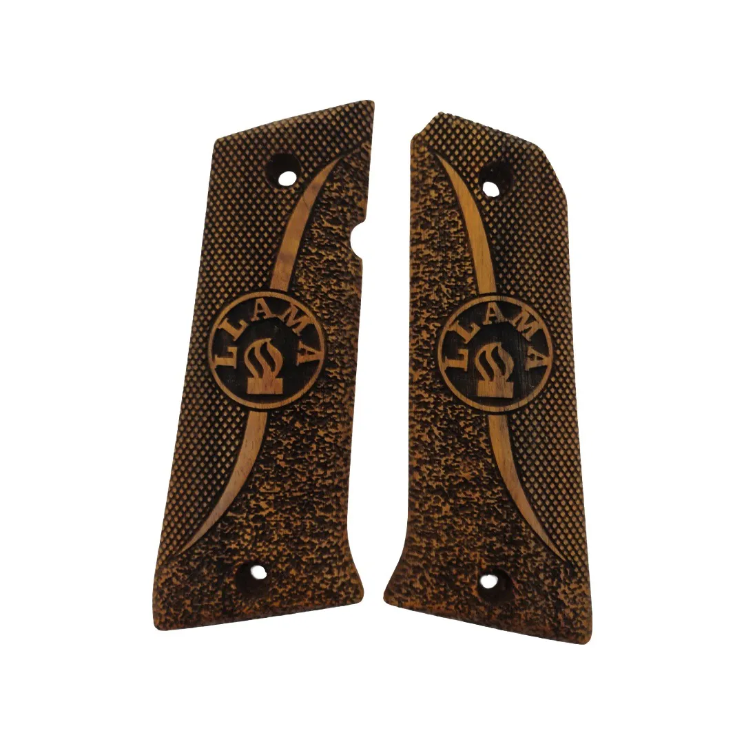 

LLama 1911 45 Acp / 9mm. Compatible Custom Model Walnut Laser Cut Wood 2021-37