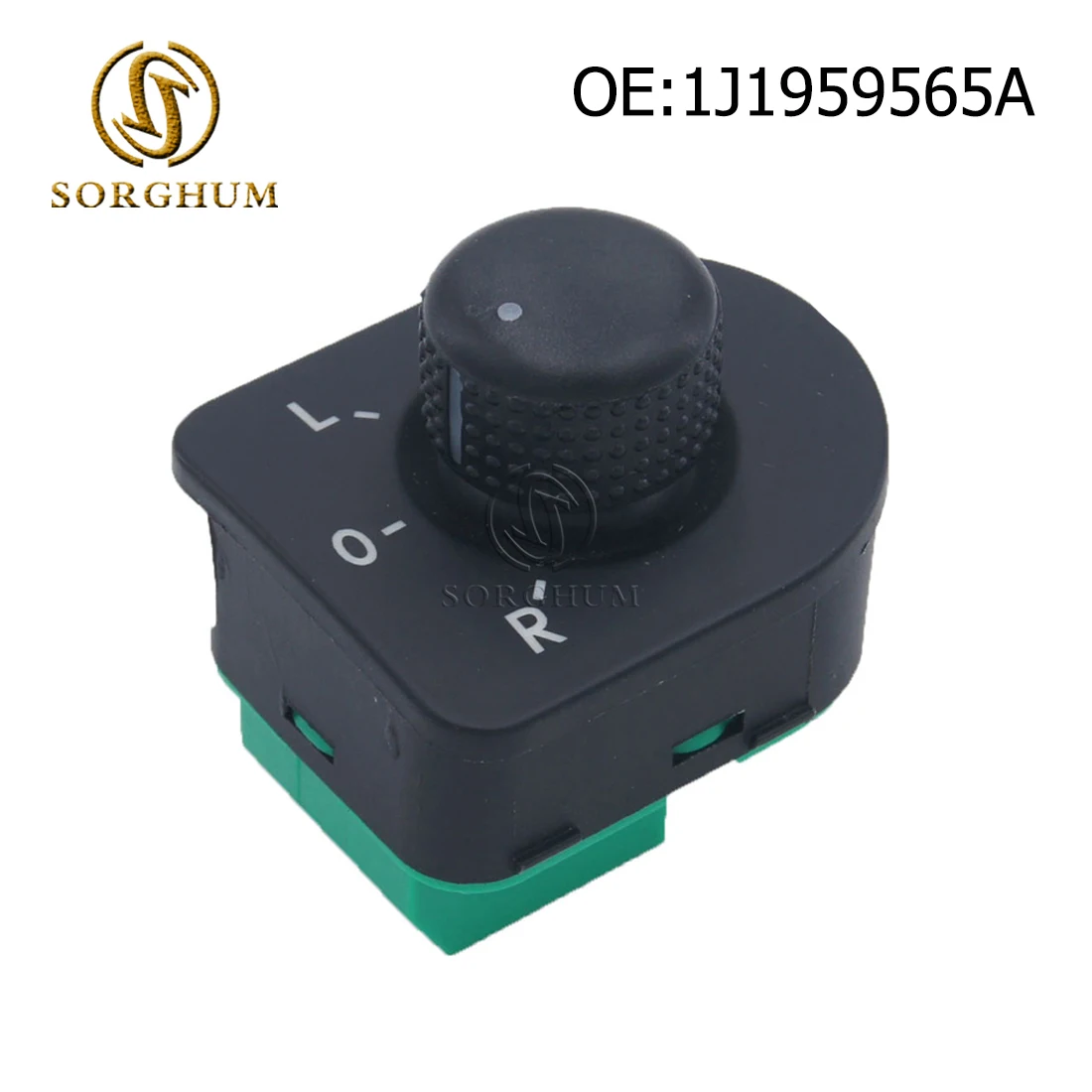 Sorghum Side RearView Mirror Control Switch Adjust Knob 1J1959565A For Volkswagen VW Golf 4 Jetta Bora Mk4 Beetle 1998-2006