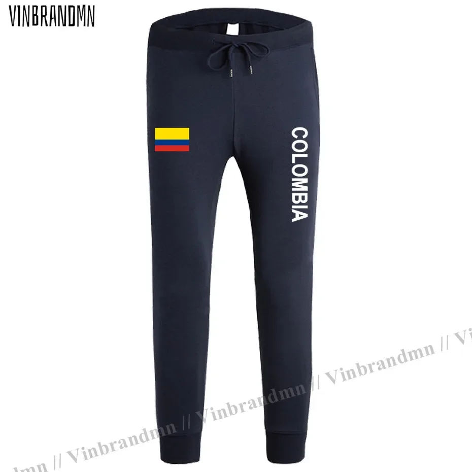 Colombia Colombian COL CO mens pants joggers jumpsuit sweatpants track sweat fitness fleece tactical casual nation country NEW