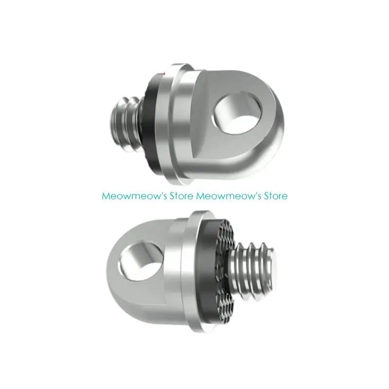 W91A 대부분의 액션 카메라 장치 용 나사 나사로 안티 슬립 금속 카메라 스트랩 커넥터 나사