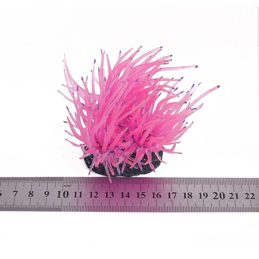 

Artificial For Aquarium Artificial Coral For Fish Tank Decor Pink Fish Tank Ornament Salt Fresh Water Coral Resin Base