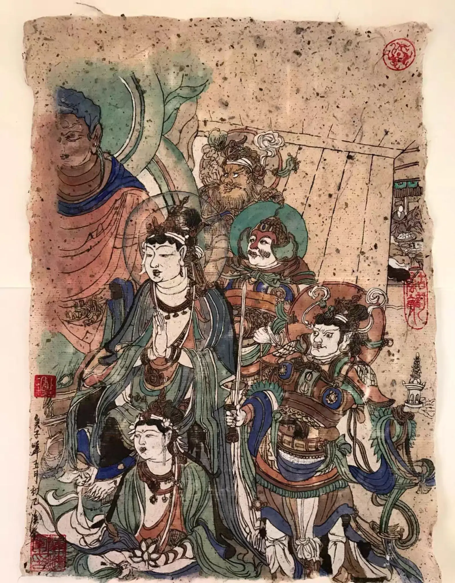 Chinese Pure Mulberry Paper Handmade Rice Paper Natural Color Calligraphy Painting Fiber Xuan Paper Rijstpapier