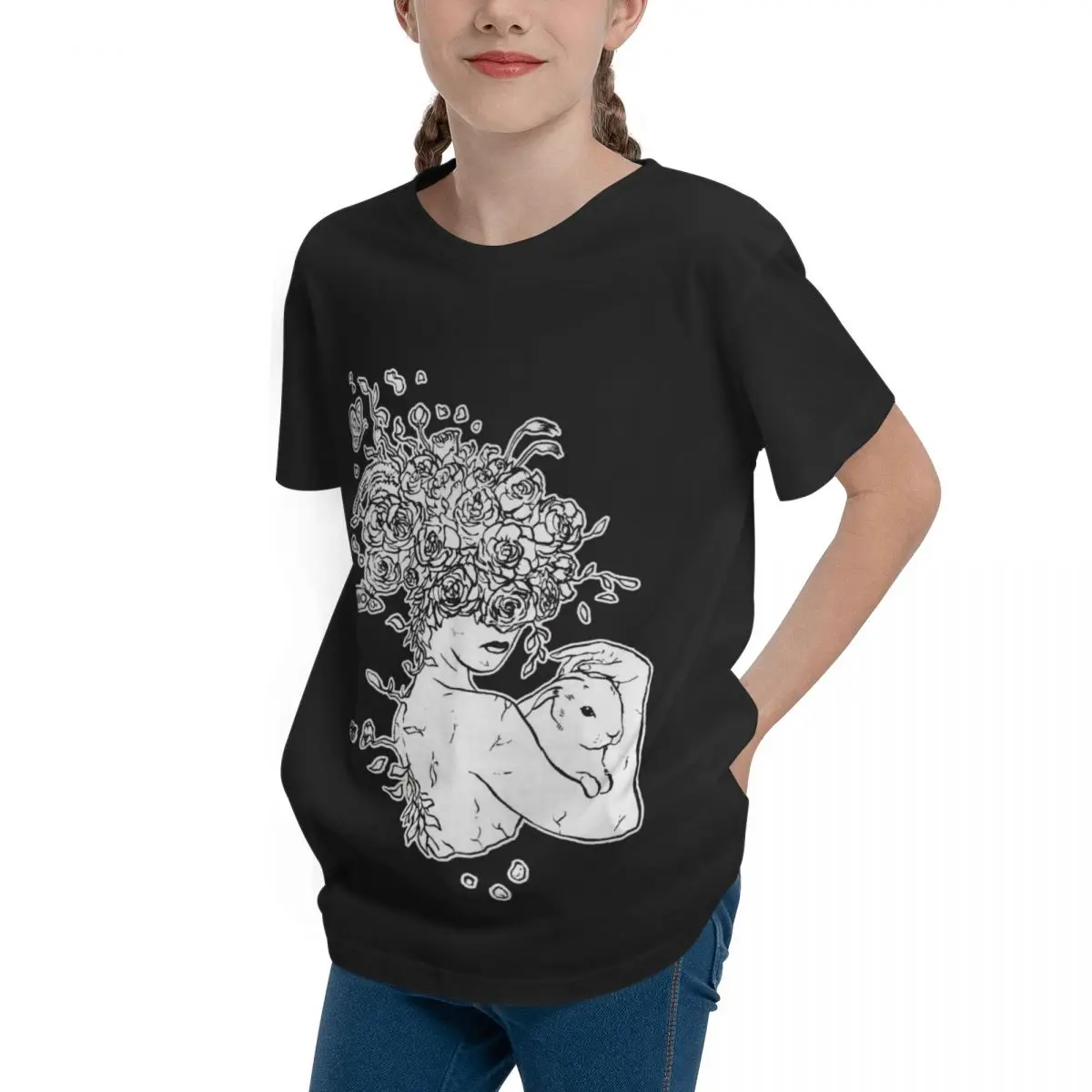 Crewneck Easter (April) Women's Threads Adolescents Basic Short Sleeve T-Shirt Top tee Vintage High grade competition Geek