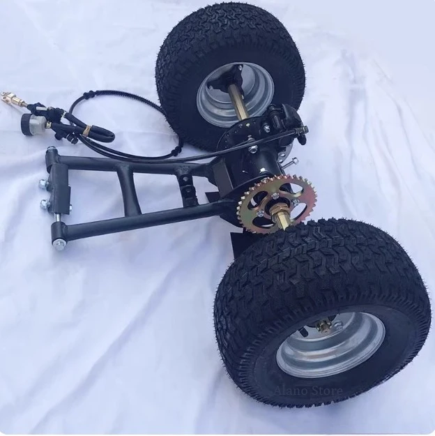 DIY 6 Inch Rear Axle Wheel Assembly for Motorcycle Trike Quad Conversion Kit