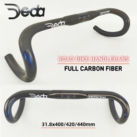 Carbon Fiber Bike Handle, Road Bike Carbon Handle External Cable, Ultra Light Racing Handle, 31.8 * 400/420/440mm Bike Parts