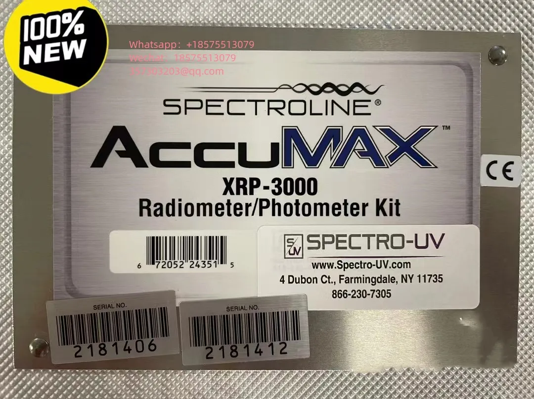 For New Spectronics XRP-3000 UV and Visible Dual Use Illuminometer