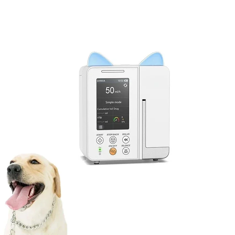 Pet Hospital Animal Use Portable Volumetric Infusion Pump Vet Electric Syringe Infusion Pump