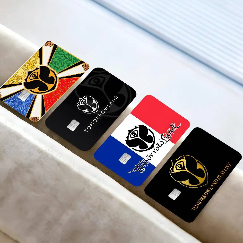 تومورولاند مهرجان الموسيقى أنيمي موضة لطيف الكرتون القط اللوحة أنيمي لعبة فريدة من نوعها ملصق حالة الجلد لبطاقة الائتمان لا رقاقة #2