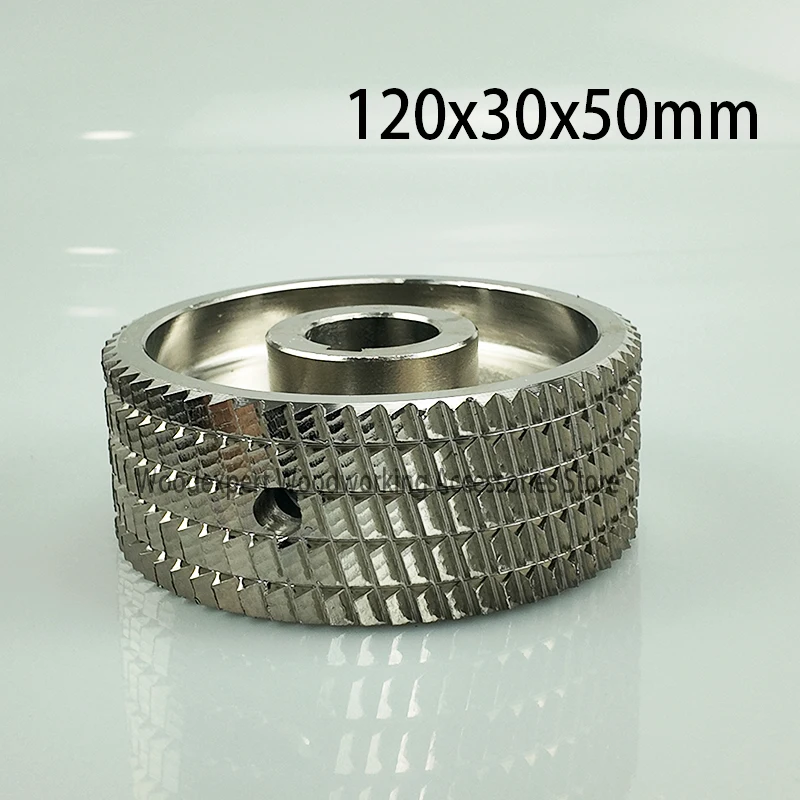 120mm Feed Rollers Steel Wide Sawtooth for Four-Sided Molder Planer  (4.7
