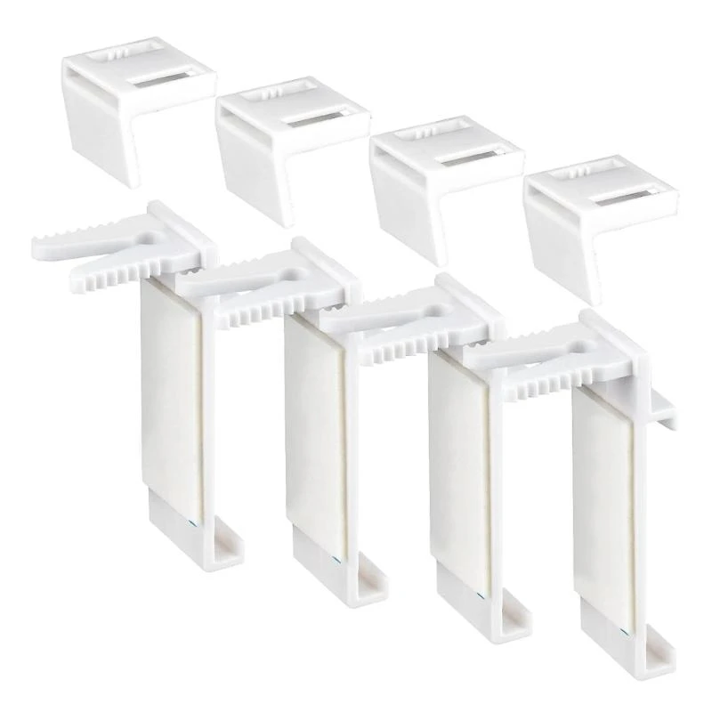 

Pack of 4 Clamp Support Bracket Convenient Replacement Part Plastic Clamp Holder
