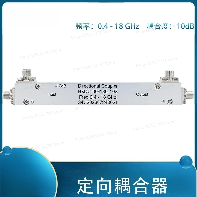 0.4-18 GHz10dB RF Microwave, Directional Coupler SMA Head 400-18000MHz30W