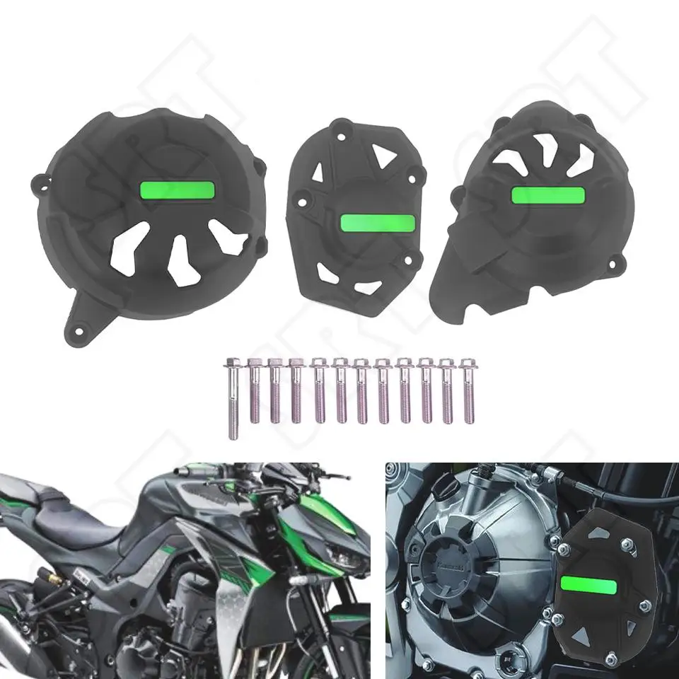 

Fits for Kawasaki Z1000 Z1000SX Ninja 1000 1000SX ABS 2010-2020 Motorcycle Accessories Engine Stator Case Guard Protection Cover