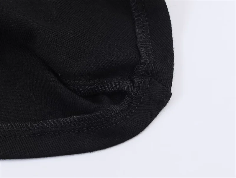 Women's Top 2026 Spring New Style Black Short-Sleeve High-Neck Asymmetrical Pleated Decorative Top Elegant and Stylish Personal image 6