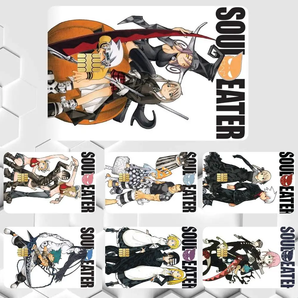 Soul eater Manga   Sticker Film Tape Skin for Credit Card Debit Card Cartoon Waterproof Stickers