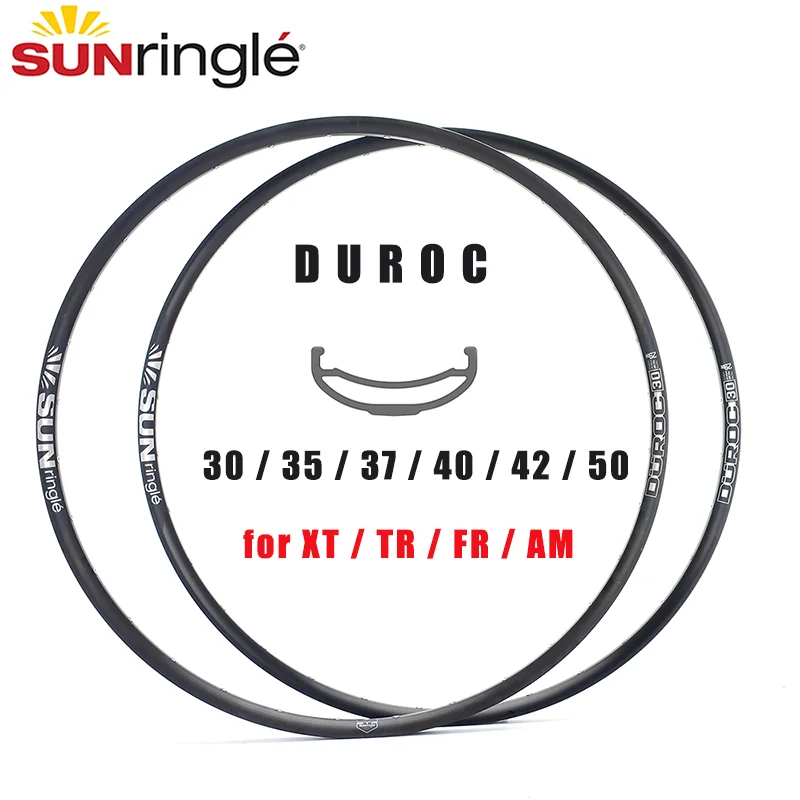 

Sunringle Sun DUROC 30 35 40 50 Sd37 42 27.5/29 Inch Mountain Tubeless Soldering Rim 32H 28H Hoops Width Aluminium Rims