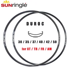 Sunringle Sun DUROC 30 35 40 50 Sd37 42 27.5/29 Inch Mountain Tubeless Soldering Rim 32H 28H Hoops Width Aluminium Rims