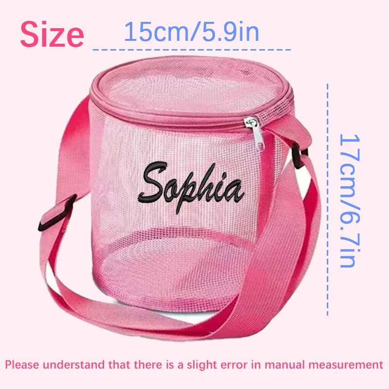 Customised Embroidery/Standard Style 2 Options, Mesh Tote Bucket, Small Backpack, Toiletry Bag, Swimming Pool Storage, Great!