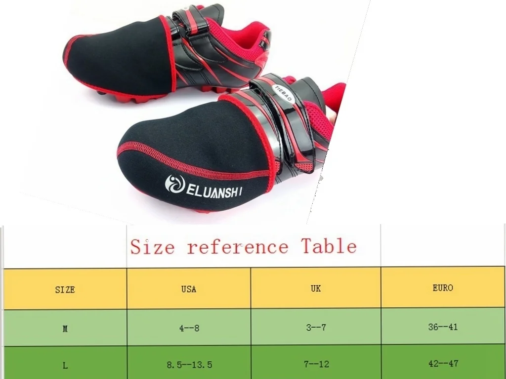 2021 wear-resisting Warm waterproof Cycling shoes cover bicycle neoprene black