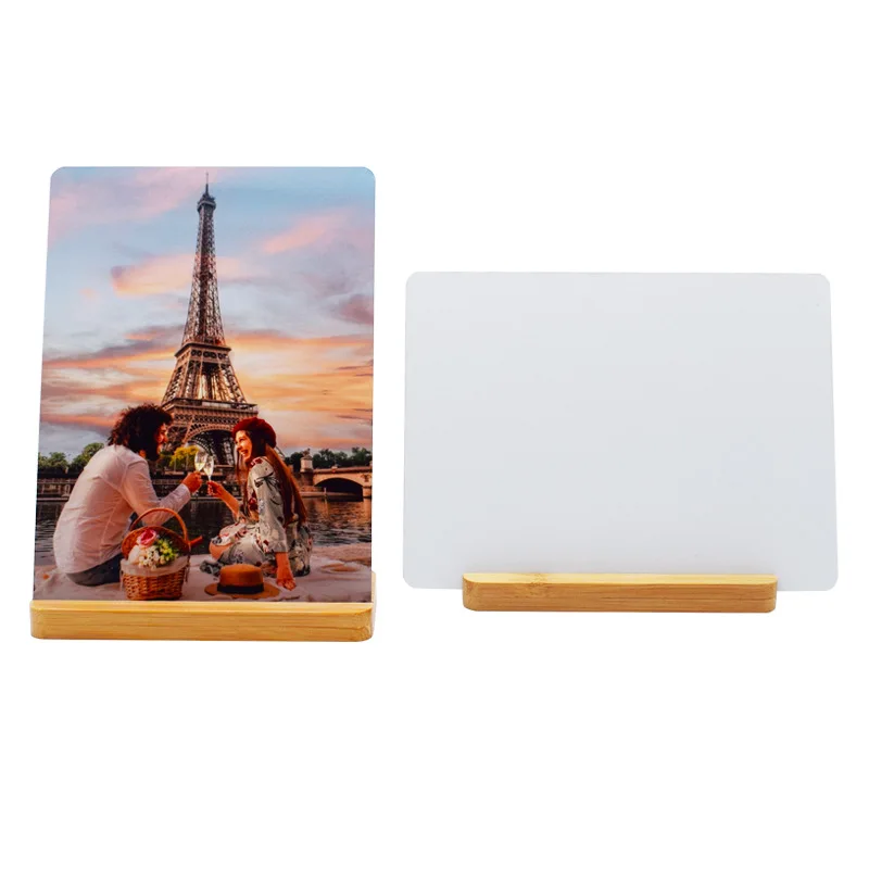 10pcs/lot Blank Sublimation Photo Board Aluminum Plate 1mm Thickness Glossy White Printing Sublimation Ink Transfer DIY Craft