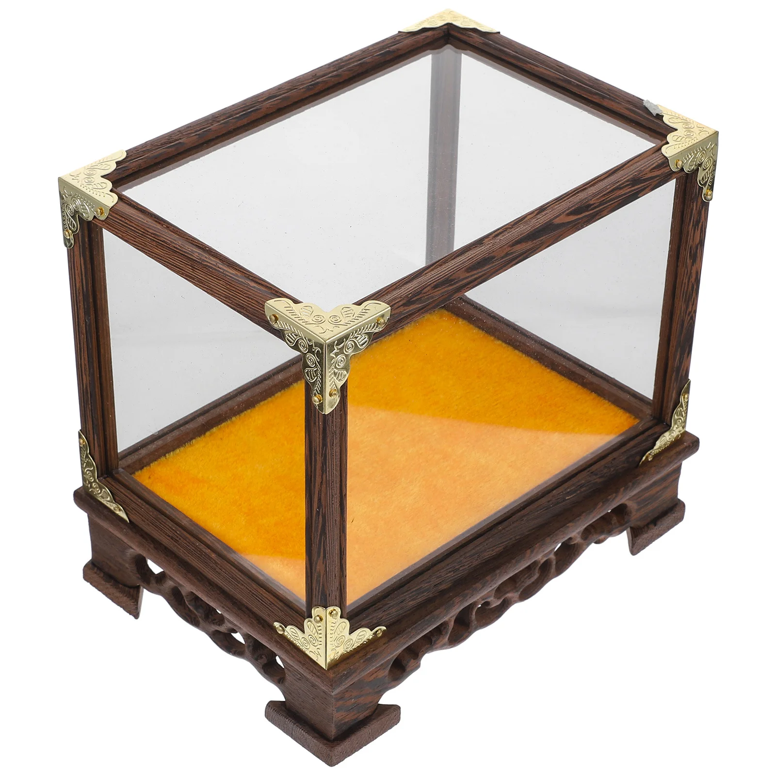 Buddha Dustproof Protective Cover Multi-Function Transparent Desktop Display Box for Vase Ornament Storage and Home Decoration
