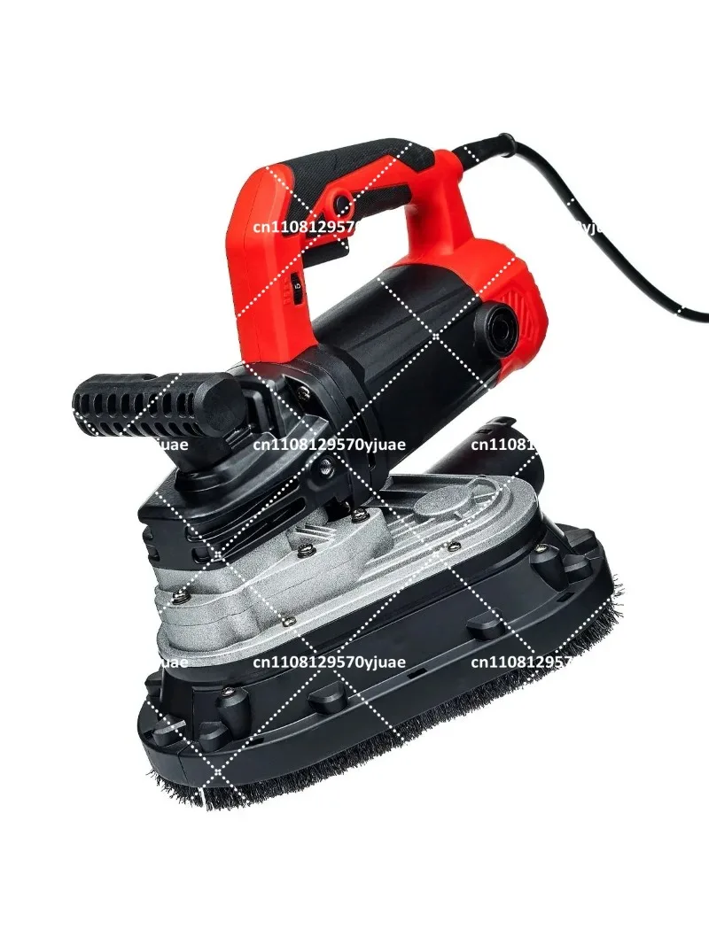 Handheld 3-Head Dustless Concrete Floor Edge Grinder Wall Surface Sander Putty Polishing Machine No Dead Corner