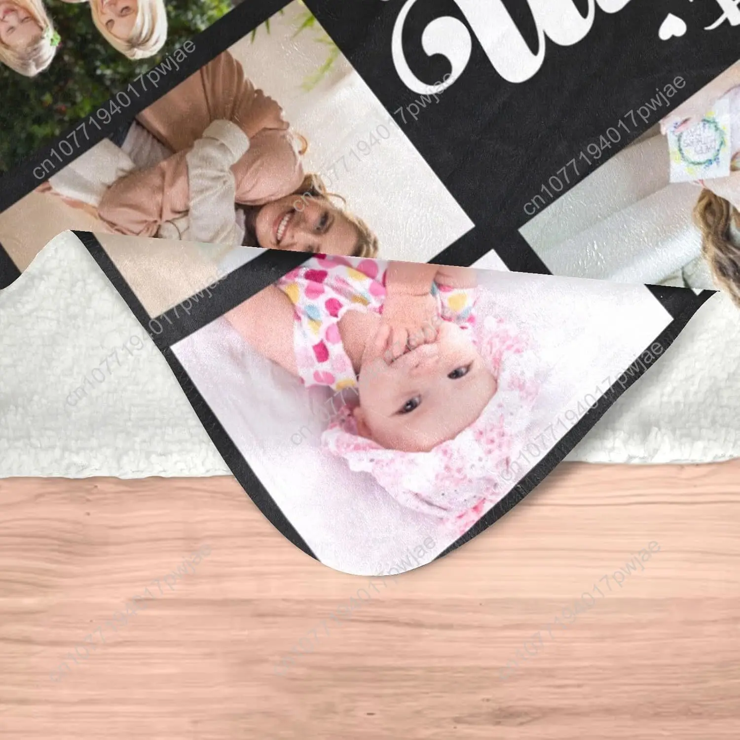 بطانيات مخصصة هدايا عيد الميلاد للأم من الابنة، بطانية صورة شخصية، بطانيات مخصصة مع صور، أفضل أمي إي