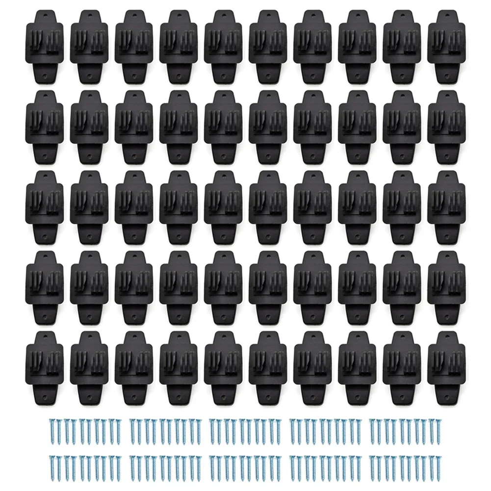 Electric Fence Wooden Post Claw Insulator, Nail On Insulator For High Voltage Pasture Fence,50PCS Easy Install-AT35 view 3