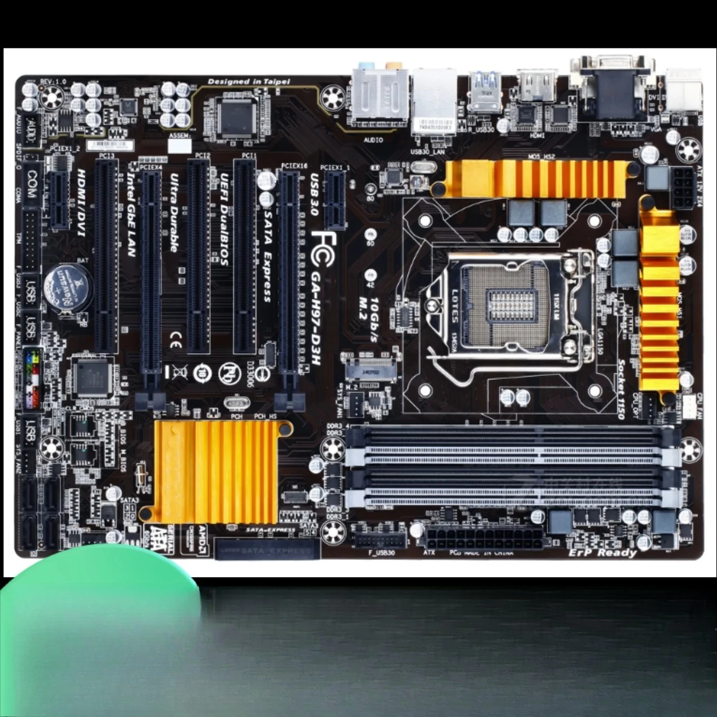 GA-H97-D3H motherboard DDR3 USB3.0 32GB desktop motherboard 100% testing