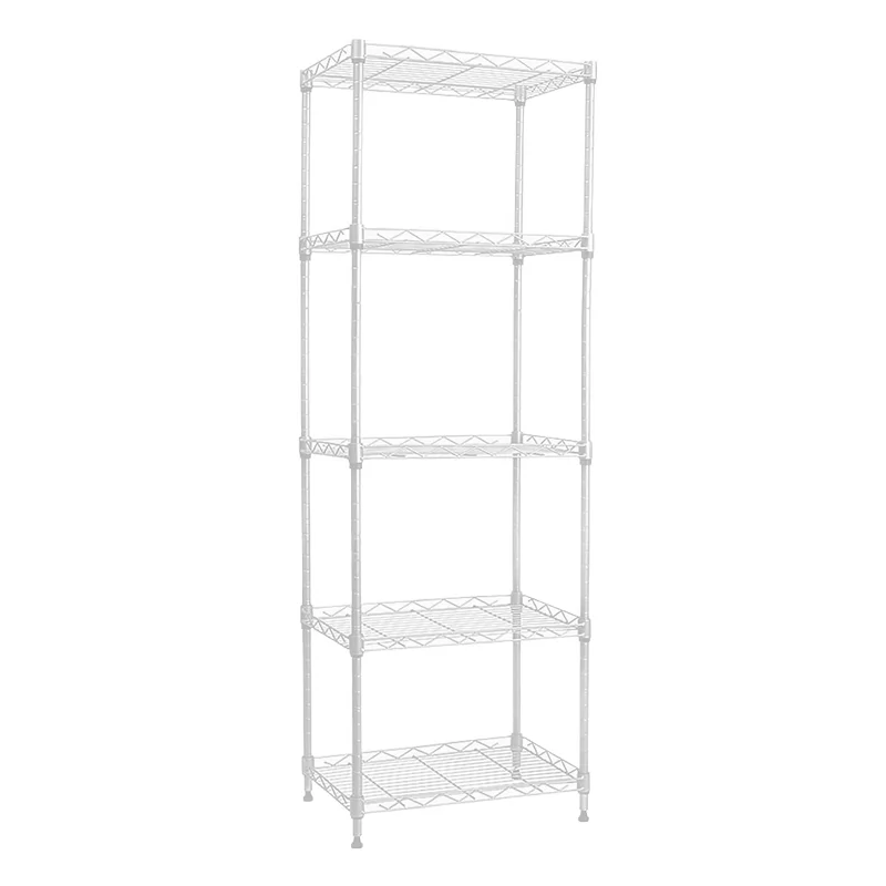 

Portable 54*35*81.5CM Stainless Steel Single Multifunctional Standing Type Storage Rack for Supermarket Display Bedroom/Kitchen